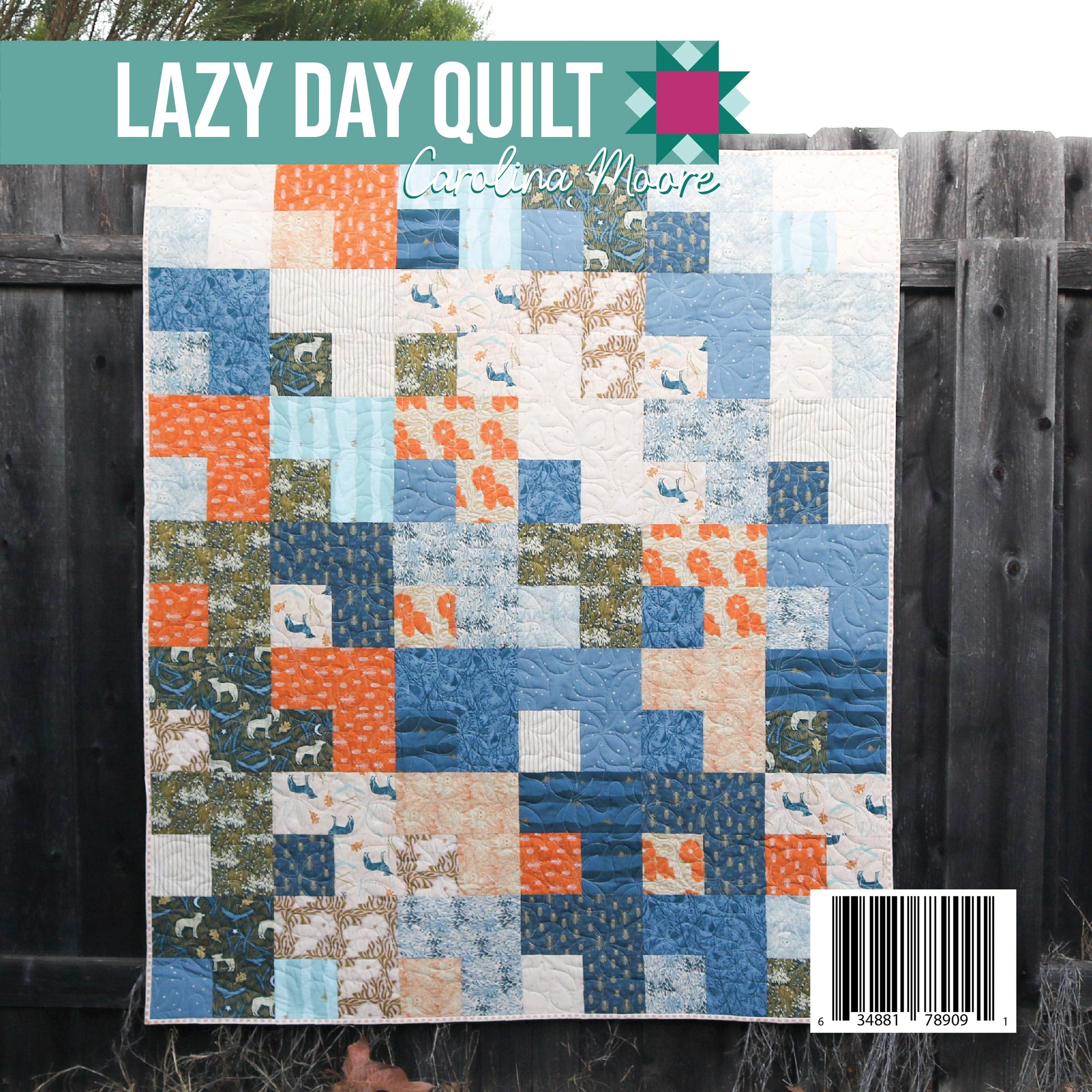 Lazy Day Quilt (Printed) - a Cake Cutter Ruler Pattern