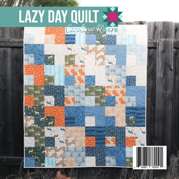 Lazy Day Quilt (Printed) - a Cake Cutter Ruler Pattern