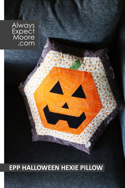 EPP Halloween Hexie Pillow