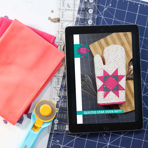 Quilted Star Oven Mitt - Digital Download Pattern