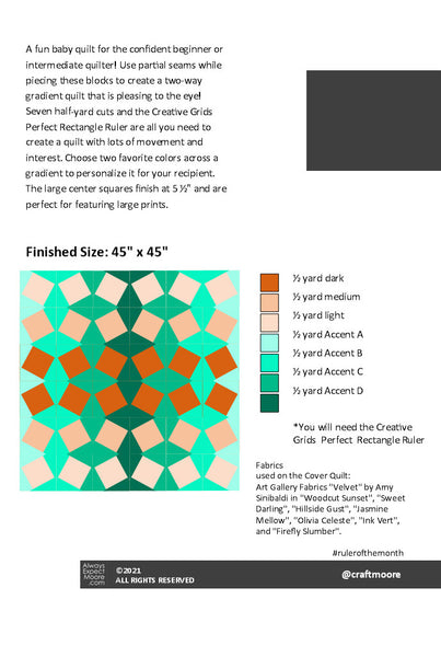 Turned Up Quilt - Digital Download Pattern