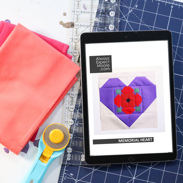 Memorial Heart Pattern - Digital Download