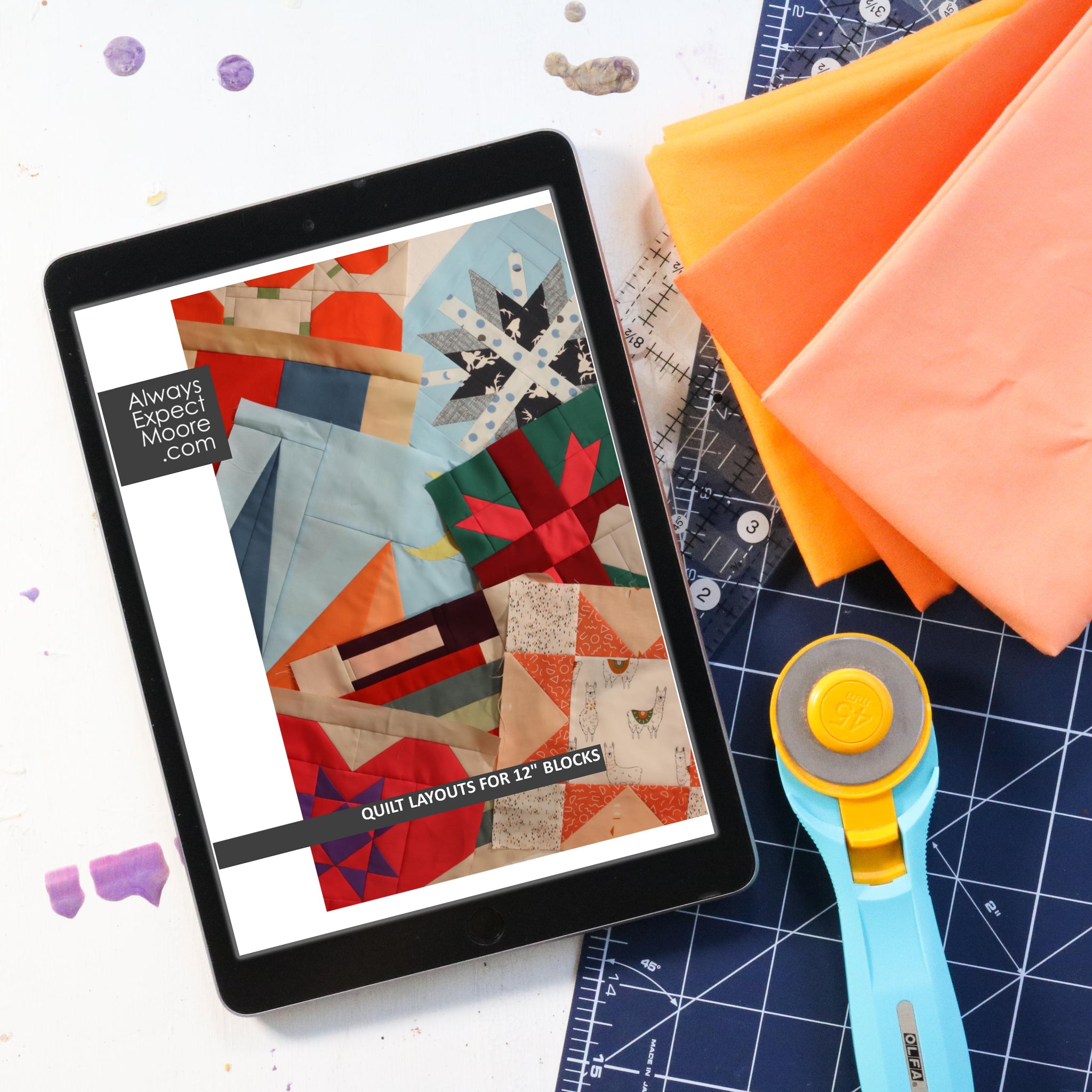 Quilt Layouts for 12" Blocks Digital Book