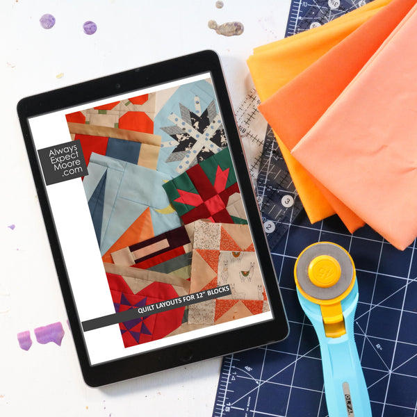 Quilt Layouts for 12" Blocks Digital Book