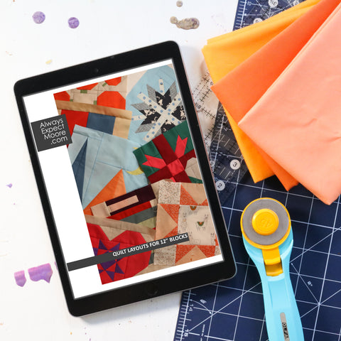 Quilt Layouts for 12" Blocks Digital Book