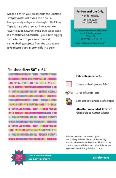 The Scrappiest Quilt - Digital Download Pattern