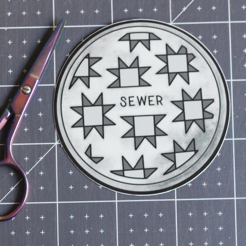 Sewer "Sewer" Sticker